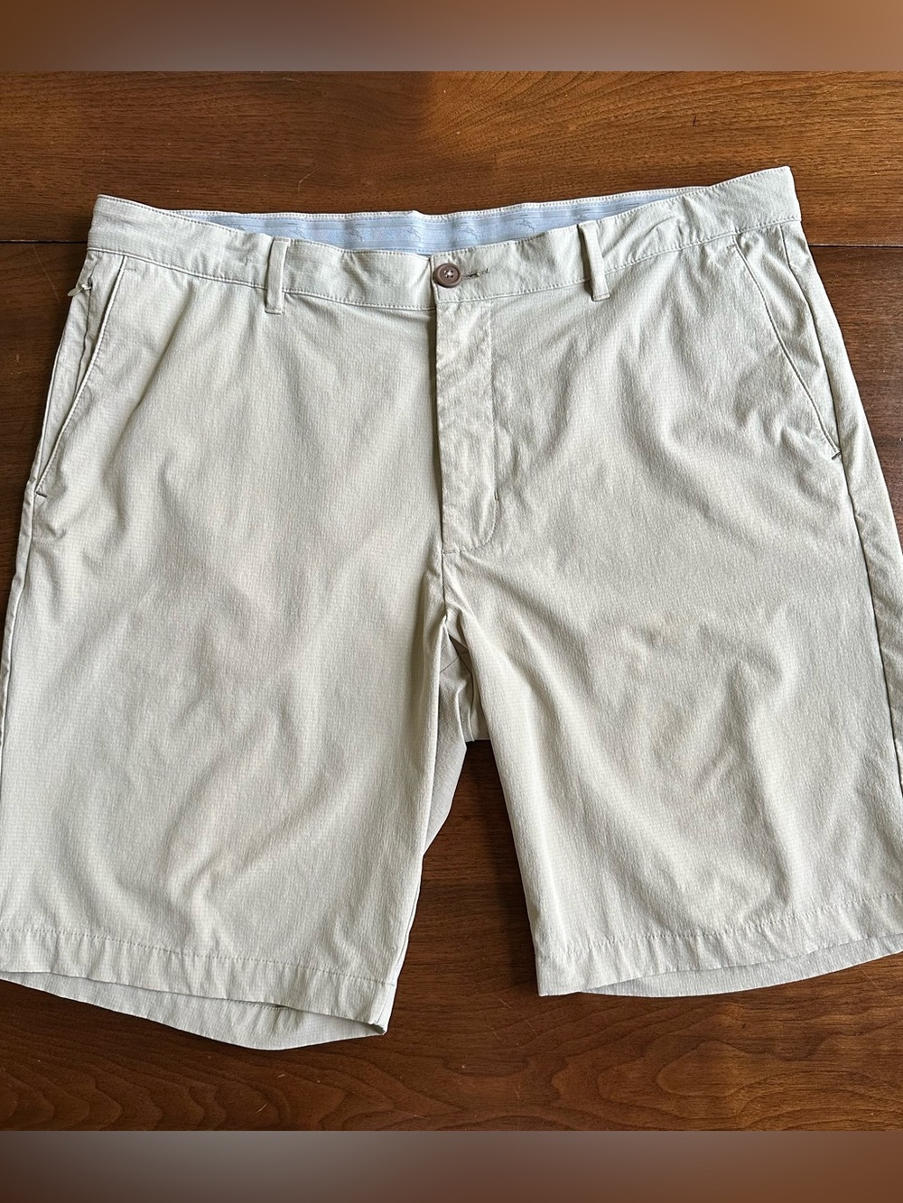 Tommy Bahama Khaki Flat-Front Men's Shorts